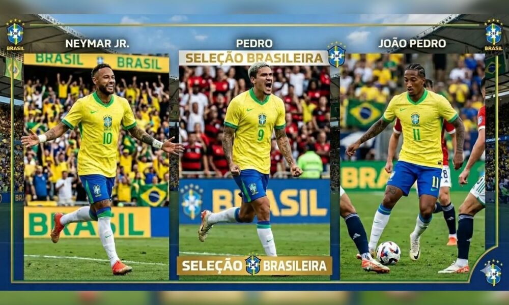 João Pedro e Pedro podem substituir Neymar na Seleção Brasileira para a Copa