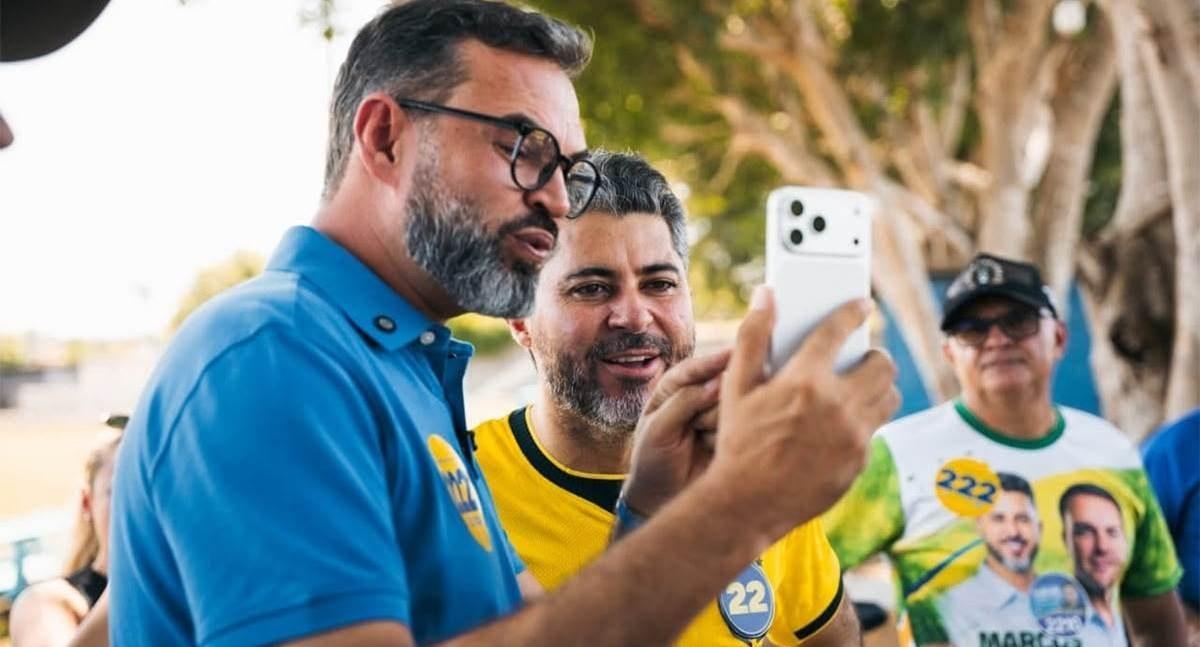 Em Rio Crespo, Bruno Scheid reforça campanha de rua ao lado de Marcos Rogério: “olho no olho e com os pés no chão”