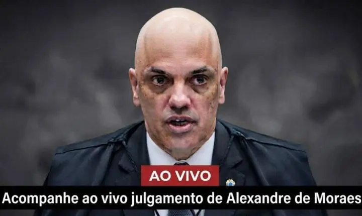 Acompanhe ao vivo julgamento de Alexandre de Moraes no STF