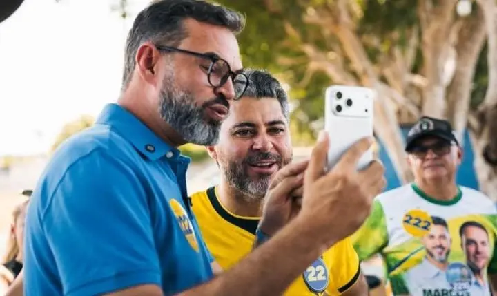 Em Rio Crespo, Bruno Scheid reforça campanha de rua ao lado de Marcos Rogério: “olho no olho e com os pés no chão”