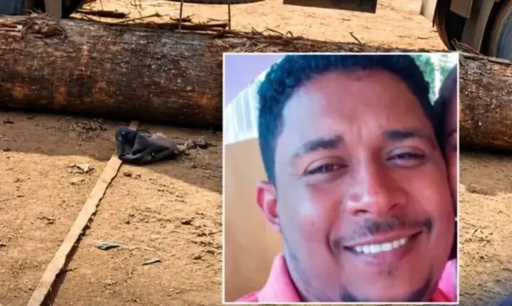 Motorista de caminhão morre atingido por tora de madeira no decorrer de acidente de trabalho em RO