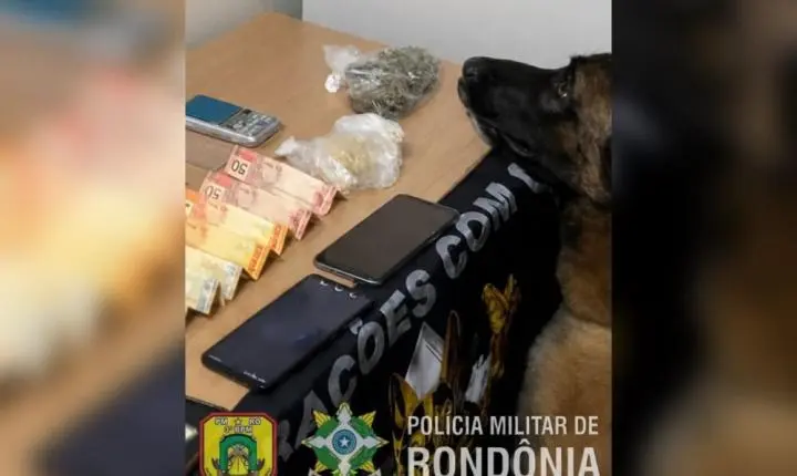 Mulher em liberdade condicional é presa com drogas