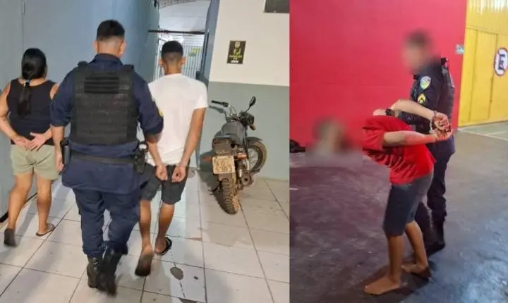 Três suspeitos são detidos com duas armas e munições no Morar Melhor